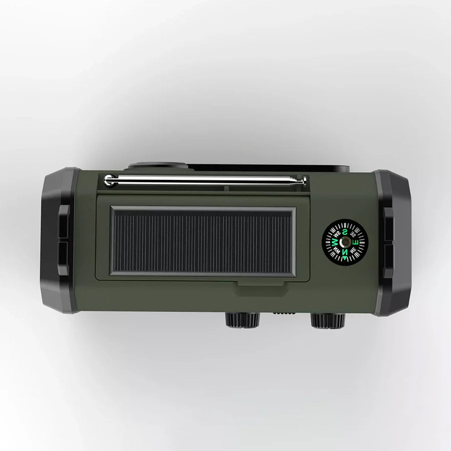 Nødradio m. Powerbank 10.000 mAh