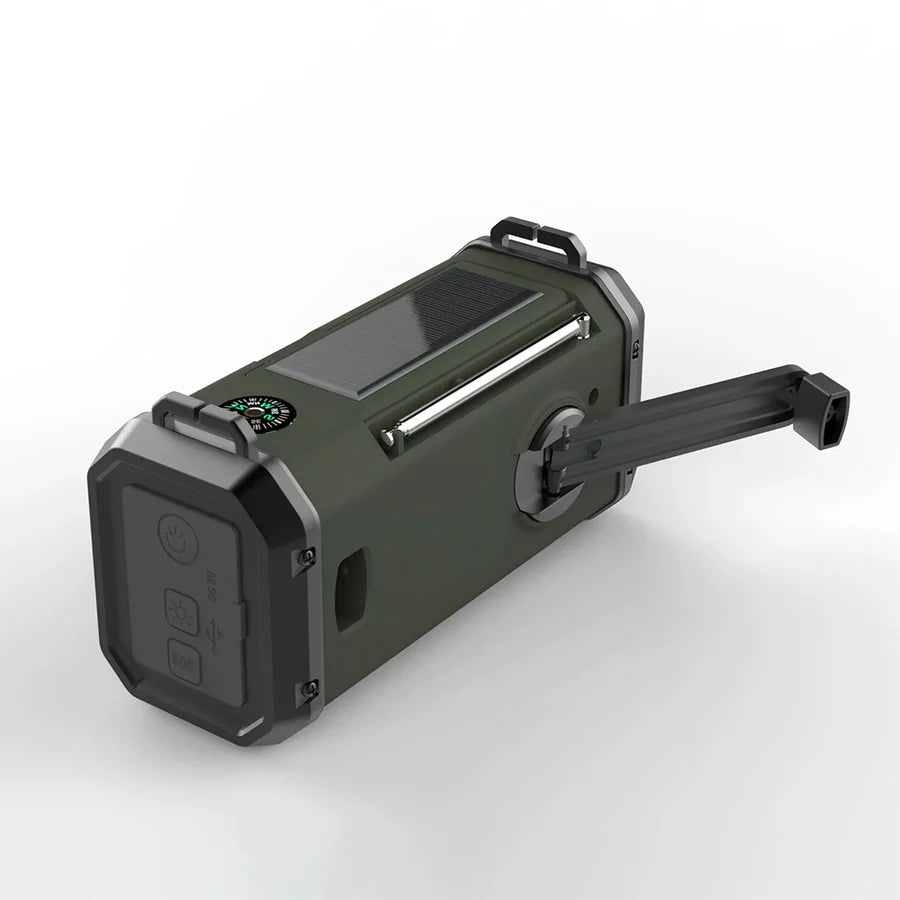 Nødradio m. Powerbank 10.000 mAh